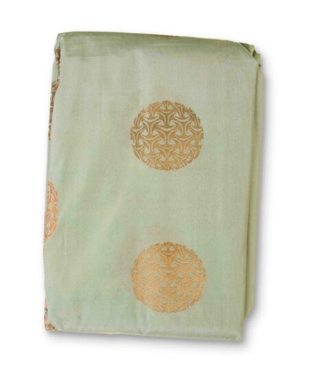 semi silk saree with running blouse